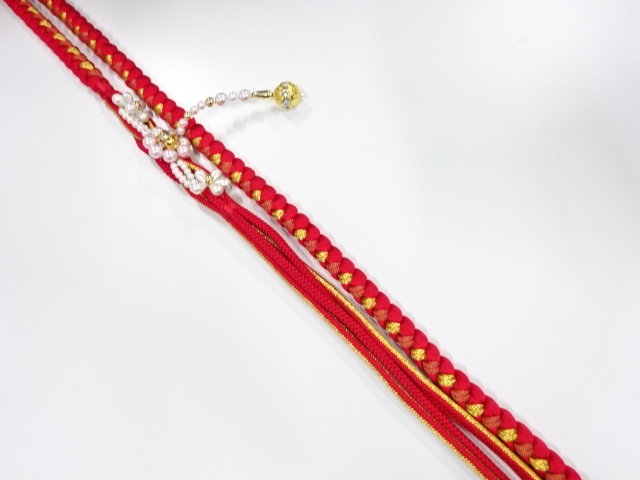  正絹　振袖用　手組帯締め